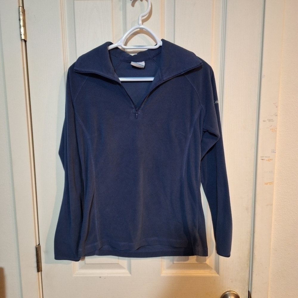 Columbia Sportswear Blue Fleece Pullover Medium